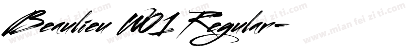 Beaulieu W01 Regular字体转换